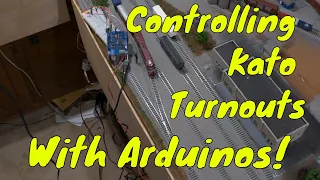 Controlling Kato Turnouts with an Arduino!