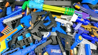 Police Weapons & Equipments - Helmet / Handcuff / Revolver / Blue Toy Guns - SWAT Weapons