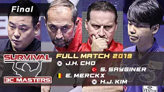 Final -  J.H.CHO vs S.SAYGINER vs E.MERCKX vs H.J.KIM (Magok Survival Masters 2019)