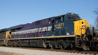 Last Trains of 2023 on the CSX S&NA Sub