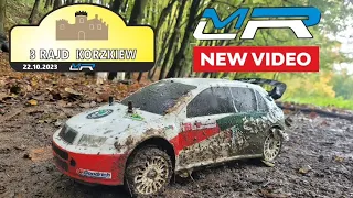 RC RALLY CARS  - 3 Rajd Korzkiew - MLRRC 2023 - Tamiya XV-01, XV-02 - MUD FIGHT