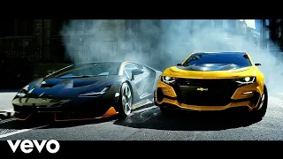 Post Malone - Rockstar ( Starix Remix ) | Transformers Chase Scene | 4K