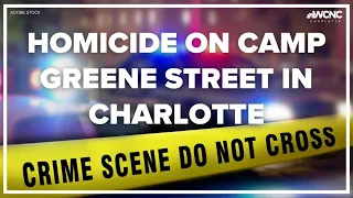 Homicide investigation in west Charlotte