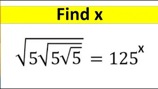 Math Olympiad || A Nice Square Root Math Simplification || Find the Value of X @TheMathScholar23