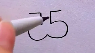 رسم سهل/طريقة الرسم بالأرقام/تعلم الرسم بسهولة/easy drawing by numbers