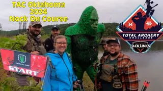 Total Archery Challenge 2024, Oklahoma Nock On course. Friendly game of Knock Out!!
