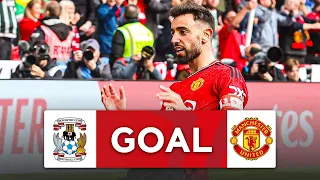 GOAL | Bruno Fernandes | Coventry City 0-3 Manchester United | Semi-Final | Emirates FA Cup 2023-24