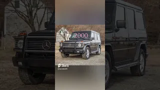 Evolution of Mercedes G Wagon (1990 to 2022)