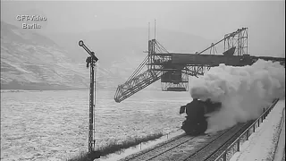 Winter 1956 bei der Bahn
