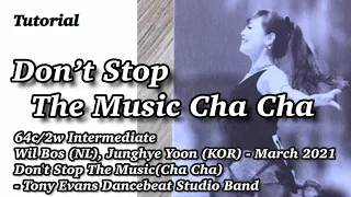 Don’t Stop The Music Cha Cha Line Dance(Intermediate) - Tutorial