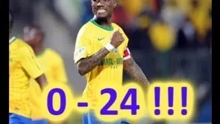 Powerlines FC 0 - 24(Yes24) Mamelodi Sundowns - Nedbank Cup 2012 - INCREDIBLE!