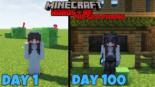 Sanz Tóm Tắt 100 Ngày Sinh Tồn Trên Thế Giới Phẳng Minecraft 1.20 Siêu Khó | Minecraft 1.20 Hardcore