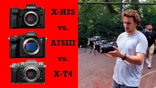 Fujifilm X-H2S vs. Sony A7SIII vs. Fujifilm X-T4