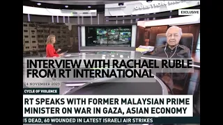 Dr Mahathir Spoke to RT International on War in Gaza and Asian Economy (4.11.23)