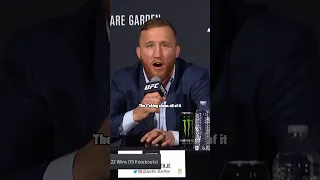 Justin Gaethje has never been one bit afraid of Colby Covington!