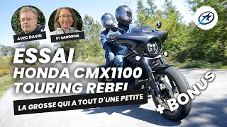 Honda CMX 1100 Touring Rebel - Essai (2023) + bonus