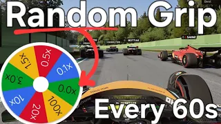 F1, but GRIP Randomizes every 60 Seconds