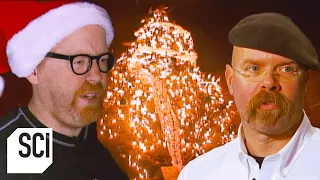 Can Christmas Tree Lights Spark a Fire? | MythBusters