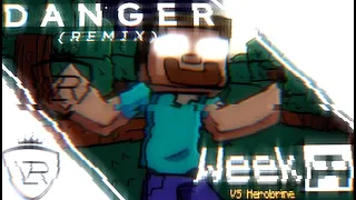 Danger (Remix) - Friday Night Funkin': VS. Herobrine Mod