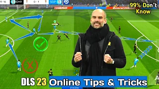 How To Win Every Online Matches in Dream League Soccer 2023 | Secret Tricks | DLS 23 Online Tips