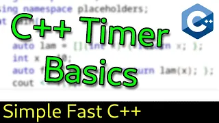 C++ Chrono Time Library Tutorial In 12minutes ⌛