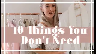 10 THINGS YOU DON'T NEED IN YOUR WARDROBE // Fashion Mumblr
