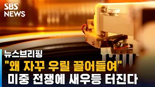 "왜 자꾸 우릴 끌어들여"…미중 전쟁에 새우등 터진다 / SBS / 편상욱의 뉴스브리핑