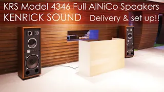 スピーカー納品ケンリックサウンド　KENRICK SOUND Model 4346 Delivery & Setup to Newly open "JINNAN HOUSE" in Sendagaya