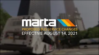 Proposed Bus Service Changes - August 14, 2021