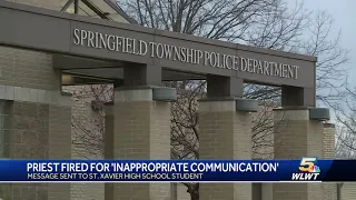 St. Xavier HS priest fired for 'inappropriate communication'