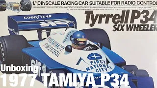 1977 TAMIYA RC Tyrrell P34 Unboxing