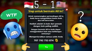 OMG ❗ 707 Billion Play On All in 😯  8 ball pool Amazing Fighting