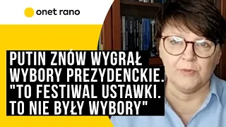 Władimir Putin wygrywa wybory prezydenckie w Rosji. "To festiwal ustawki. To nie były wybory"