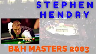 Century break by STEPHEN HENDRY to defeat JIMMY WHITE (2003 Masters, R2)