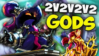 THIS COMBO IS INSANE!! 2v2v2v2 League Of Legends Gameplay