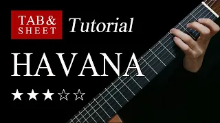 HAVANA - Fingerstyle Lesson + TAB