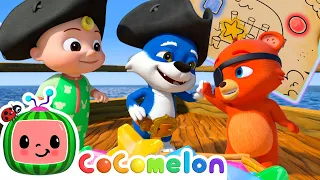 Pirate Shapes Song | CoComelon Animal Time - Learning with Animals | Nursery Rhymes for Kids