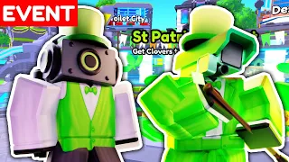 🍀 ST PATRICKS DAY UPDATE in Toilet Tower Defense 🔴 Live Stream