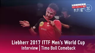 2017 Men's World Cup I Timo Comeback Interview