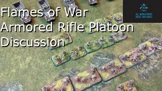 Flames of War Unit Discussion-  US Armored Rifle Platoon
