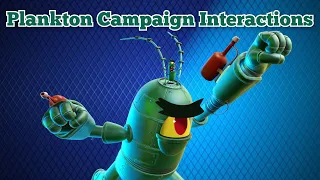 Nickelodeon All-Star Brawl 2 - Plankton Campaign Interactions