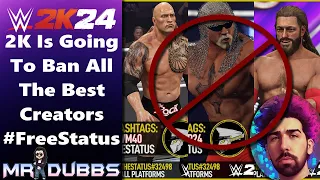WWE2K24 | WhatsTheStatus Done With 2k. More Bans Incoming #FreeStatus