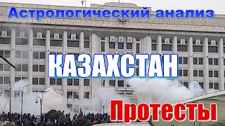 Протесты в Казахстане. Астрологический анализ ситуации в стране