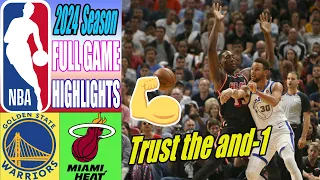 Golden State Warriors vs Miami Heat [FULL GAME] QTR Mar 26, 2024 | NBA Highlights 2024