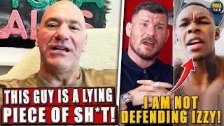 Dana White ABSOLUTELY LOSES IT on 'weasel' Showtime CEO! Bisping CLARIFIES his comments on Adesanya