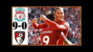 Liverpool vs Bournemouth 9 0 Extended Highlights & All Goals 2022 HD