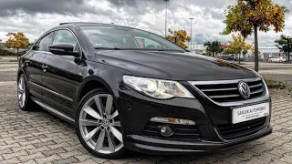 Осмотр Volkswagen Passat CC R-LINE Highline с двигателем на 170.Л.С  в заряженной комплектации из DE