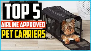 ✅Top 5 Best Airline Approved Pet Carriers Review in 2023