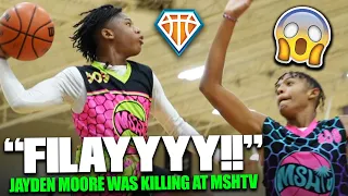 JUDAH MOORE WAS LAYING EVERYBODY AT MSHTV!! | 2026 Point Guard is Playing VARSITY as an 8th Grader