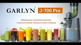 Соковыжималка GARLYN J-700 Pro | Бессеточная технология отжима | Вся польза и вкус свежих соков